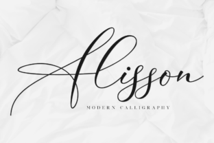 Alisson Script: Infuse Your Designs with Romantic Elegance