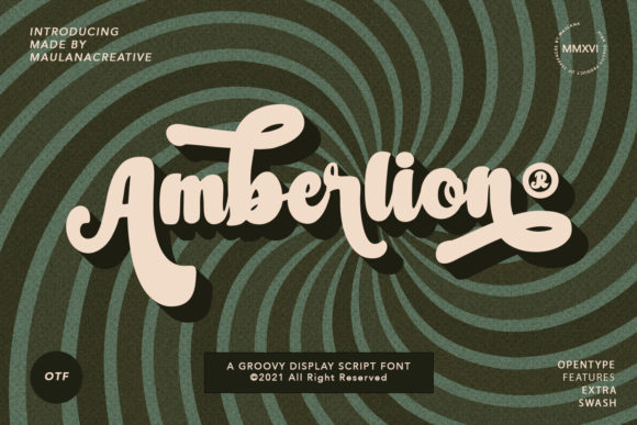 Amberlion Script: Adding Retro Soul to Your Modern Designs