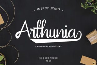 Arthunia Script: A Vintage Handwritten Font with Timeless Appeal