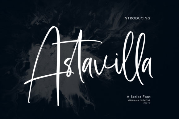 Astavilla Script: A Fresh Take on Handwritten Elegance