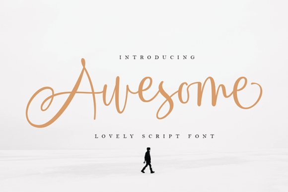 Awesome Duo Script: A Contemporary Take on Classic Calligraphy