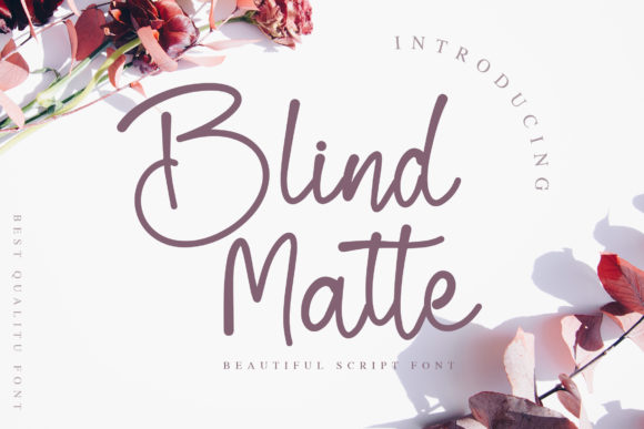 Blind Matte Script: Elevating Your Creative Projects