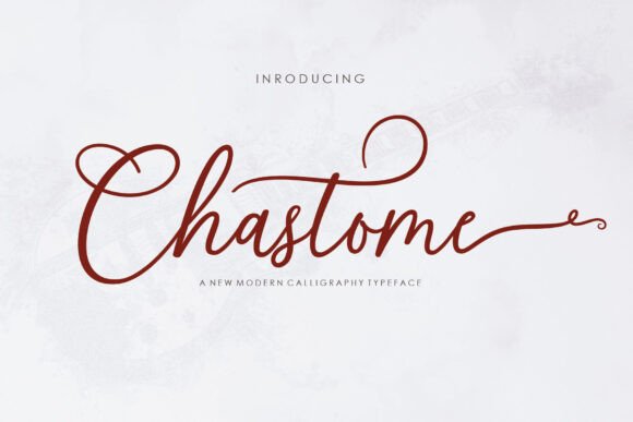 Chastome Script: A Modern Handwritten Font for Creative Brands