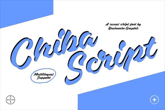 Chiba Script: A Friendly Retro Typeface for Modern Design