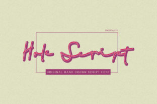 Hole Script: A Bold, Handwritten Font for Authentic Design