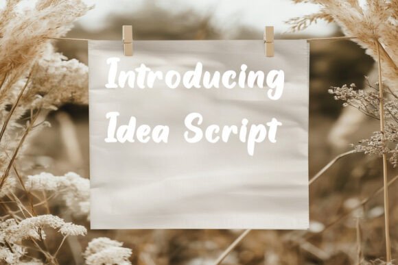 Idea Script: A Font for Bold Brands and Creative Projects