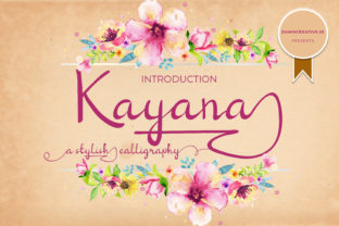 Kayana Script: A Bold Handwritten Font for Authentic Designs