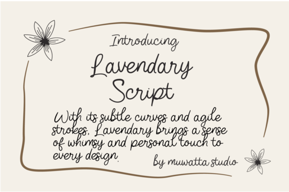 Lavendary Ground Script: The Whimsical Handwritten Typeface