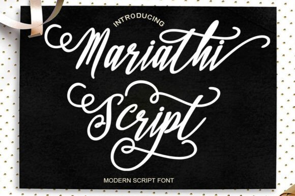 Mariathi Script 1: Bringing Handcrafted Elegance to Modern Design