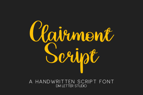 Meet Clairmont Script: The Elegant Script Font for Refined Designs