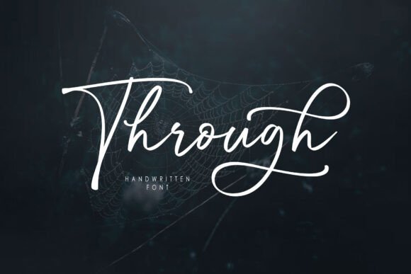 Through Script: A Handwritten Font for Charming, Polished Designs