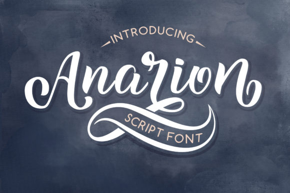 Unleash Creativity with Anarion Script Font