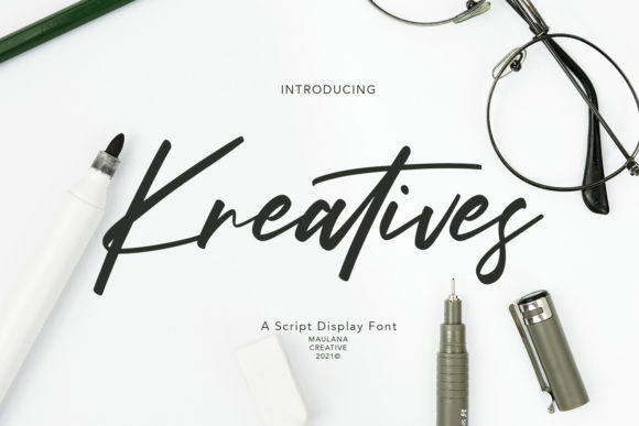 Unlock Luxury: The Kreatives Script Font for Designers
