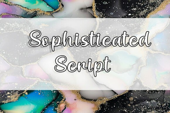 Unlocking Refinement with the Sophisticated Script Font